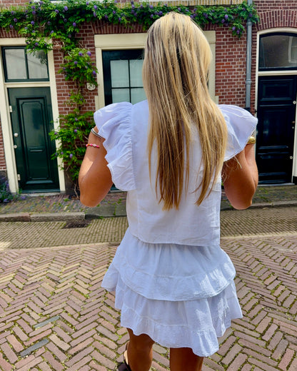 Katie skort ★ wit