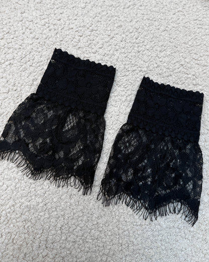 Blouse mouwtjes 1 ★ Zwart