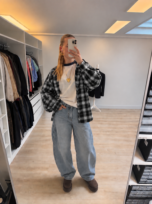 Flannel kae ★ zwart