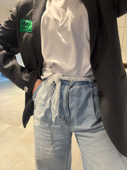 Kanten riempje ★ wit