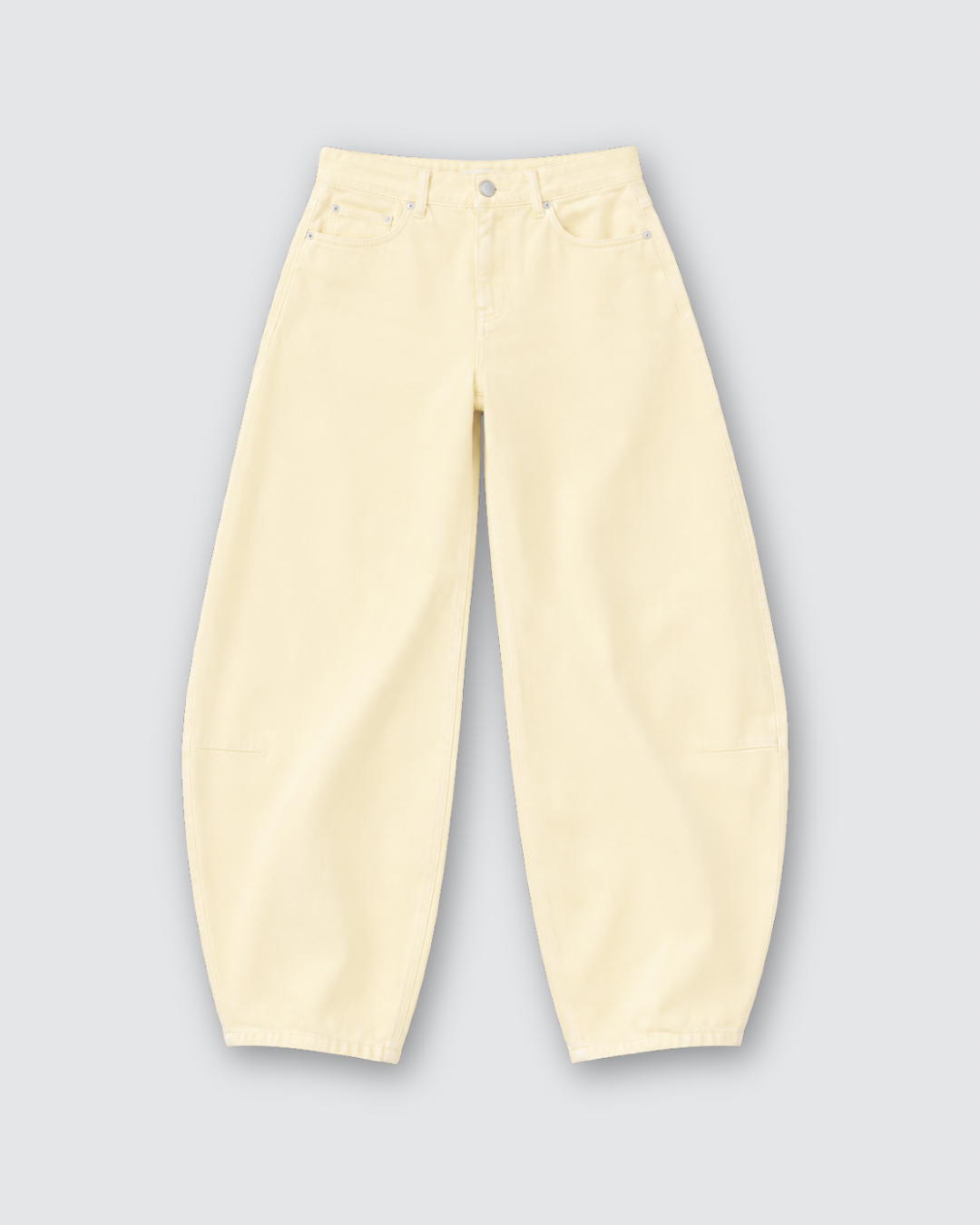 Vie barrel jeans ★ geel