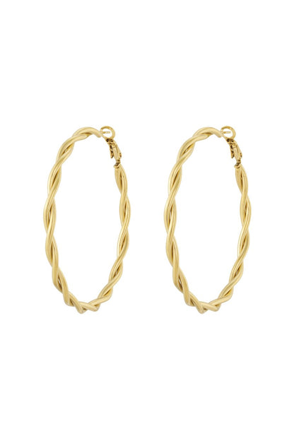 Twisted hoops L