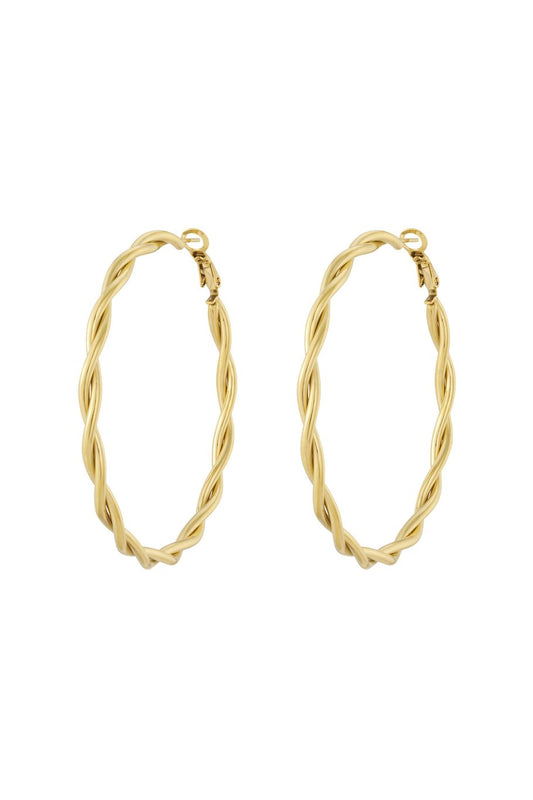 Twisted hoops L