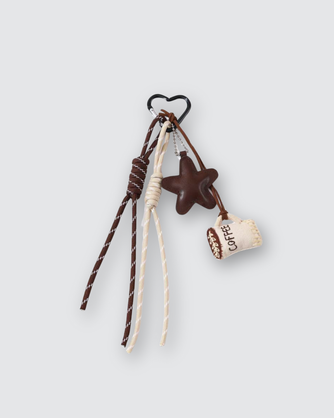 Coffee bag charm ★ wit