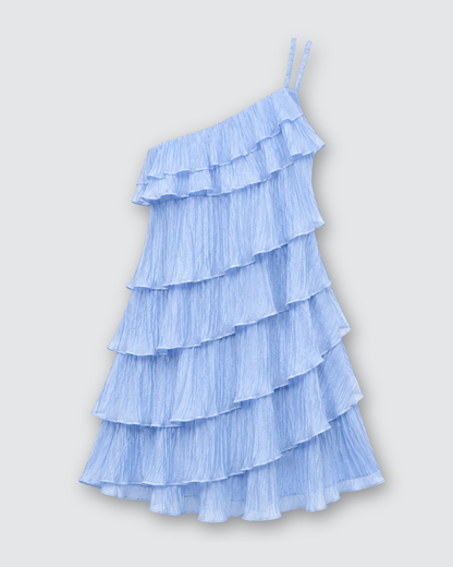 Bobbie jurk ★ blauw
