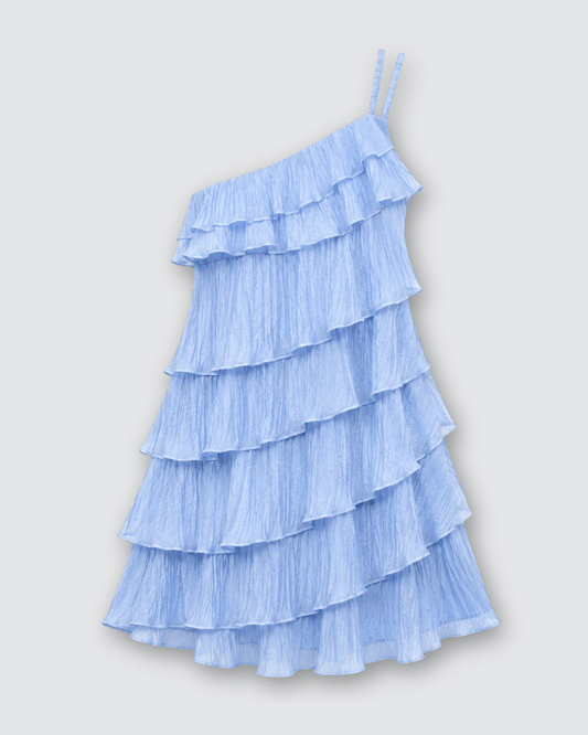 Bobbie jurk ★ blauw
