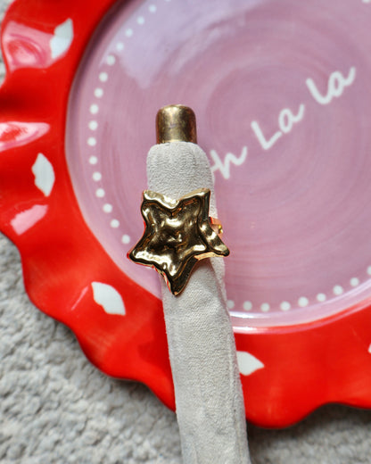 Big star ring ★ goud