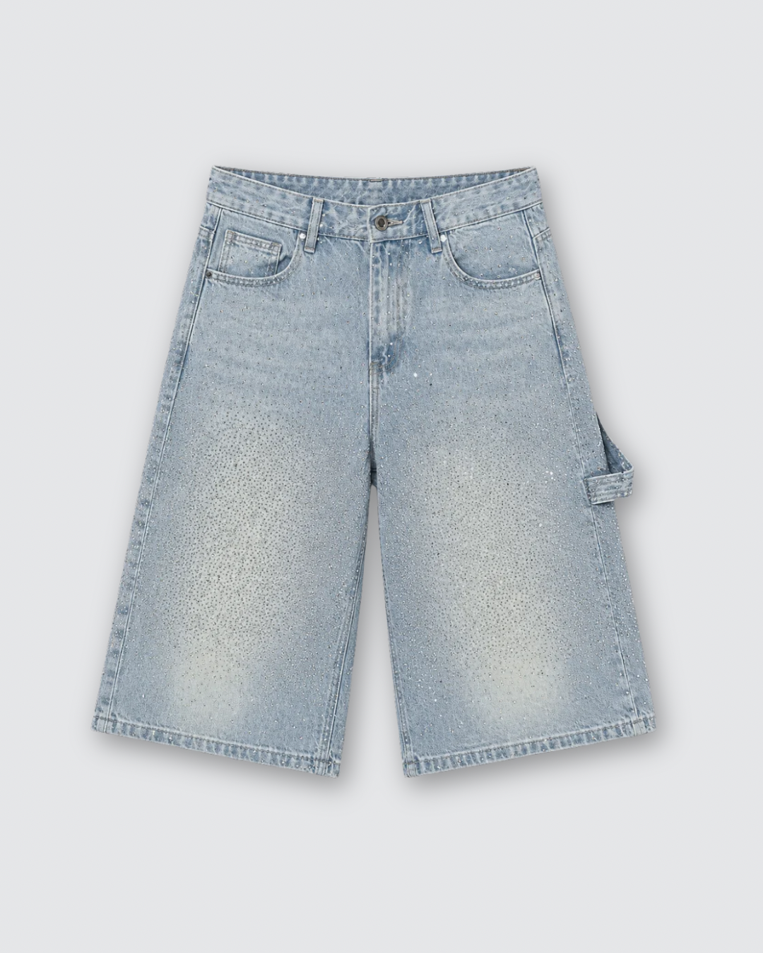 Nina glitter jort ★ denim