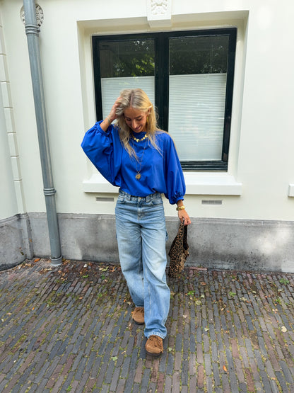Juna blouse ★ blauw