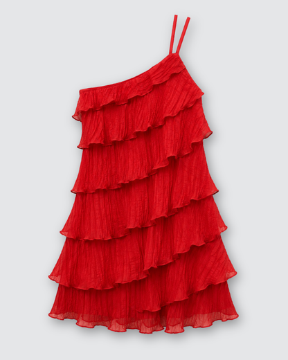 Bobbie jurk ★ rood