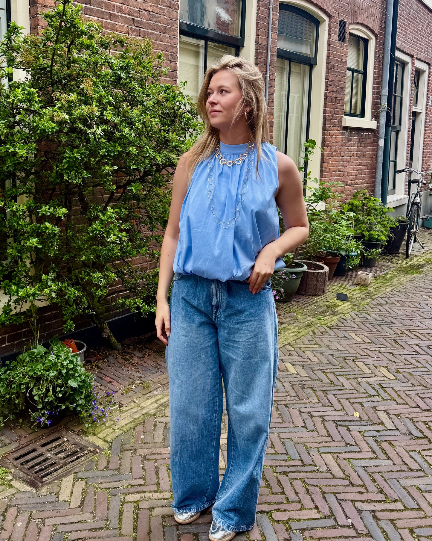 Juliette top ★ blauw