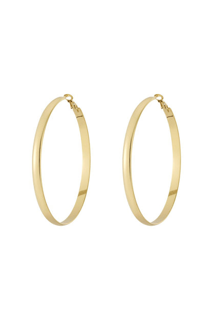 Basic thick hoops L