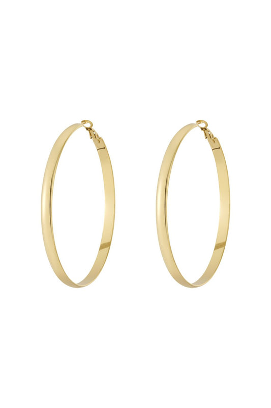 Basic thick hoops L