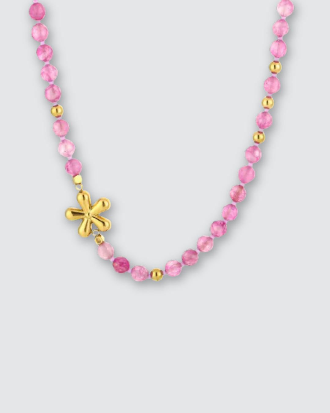 Violet ketting ★ Roze