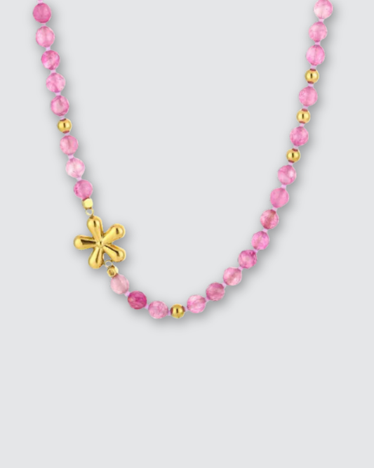Violet ketting ★ Roze