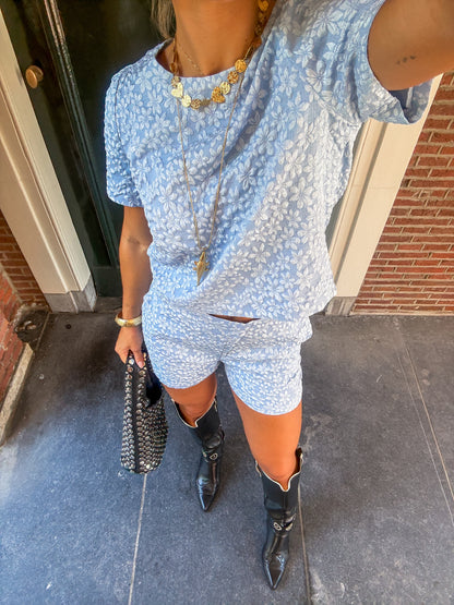Fenne short ★ blauw