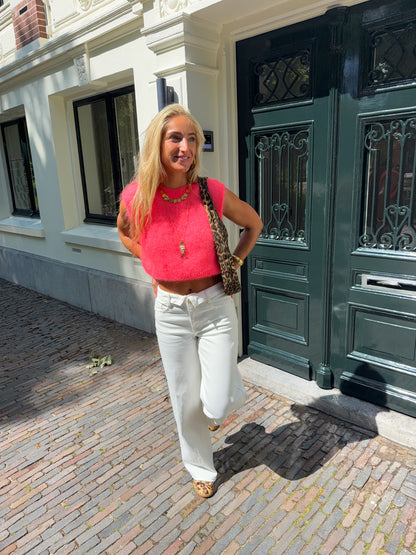 Rosie knit gilet ★ koraal