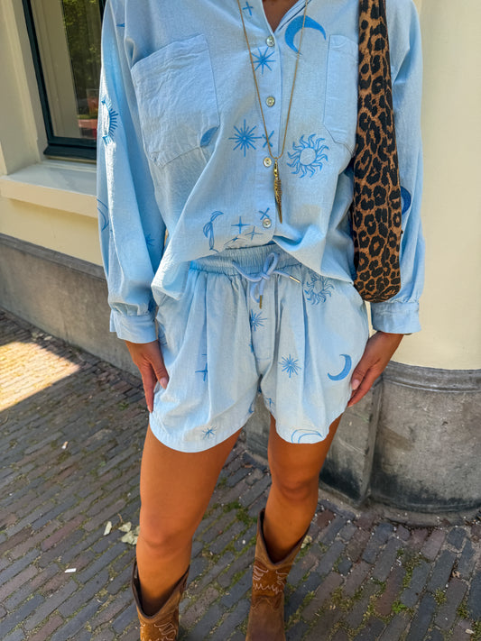Nola short ★ blauw