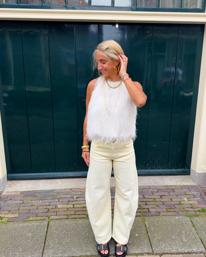 Vie barrel jeans ★ geel