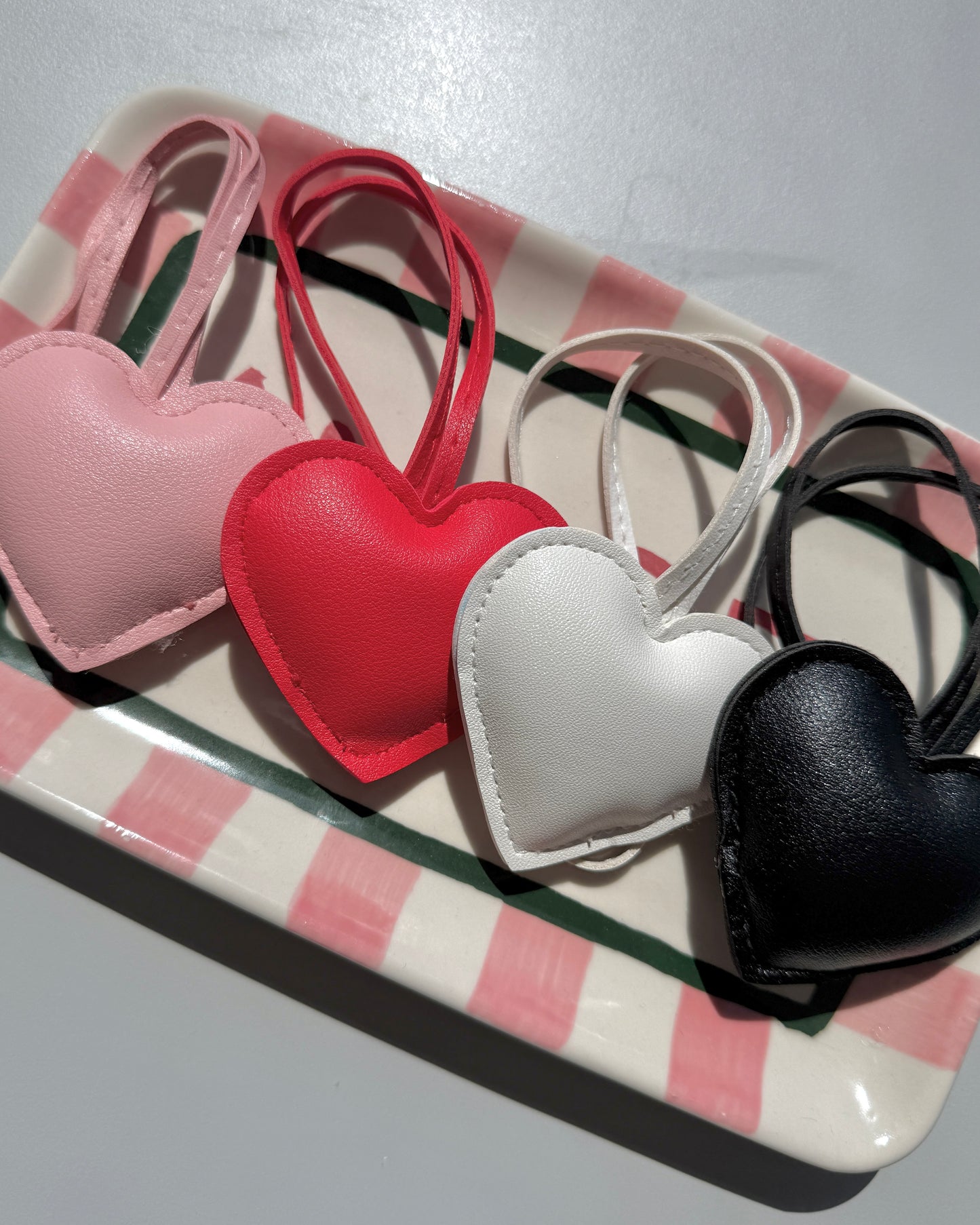Hart bag charm ★ Rood