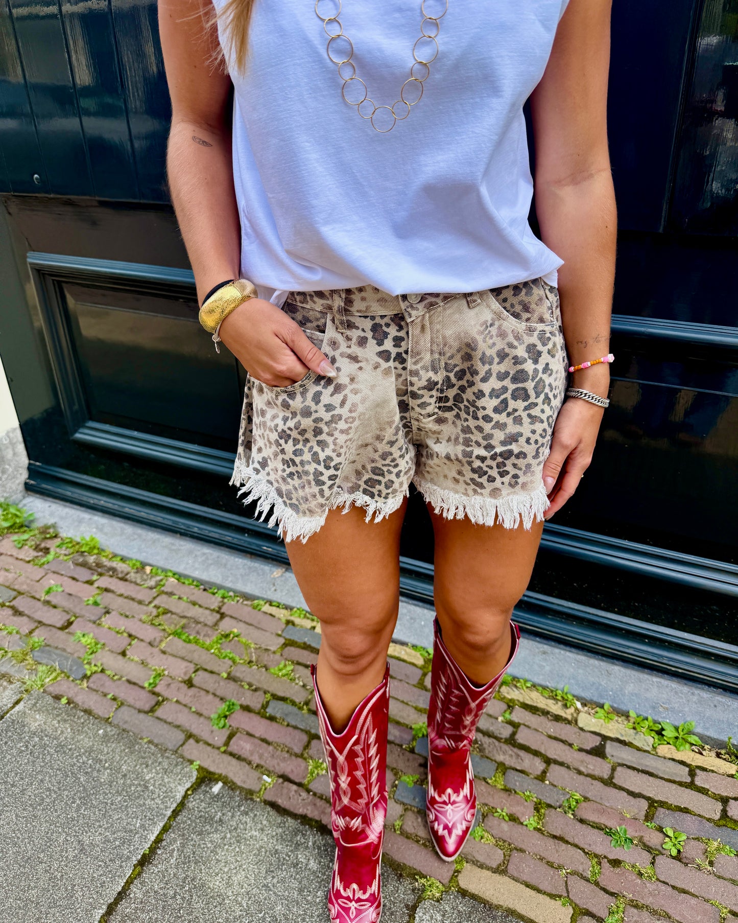 City girl short ★ leopard