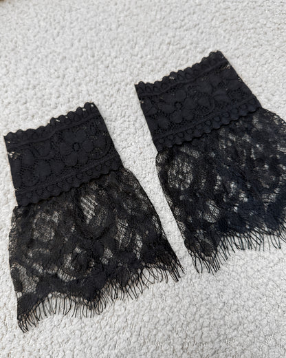 Blouse mouwtjes 1 ★ Zwart