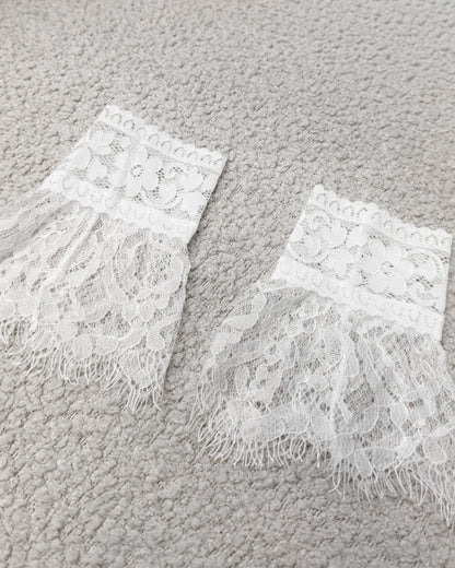 Blouse mouwtjes 1 ★ Wit