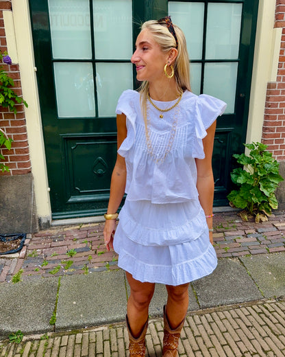Katie skort ★ wit