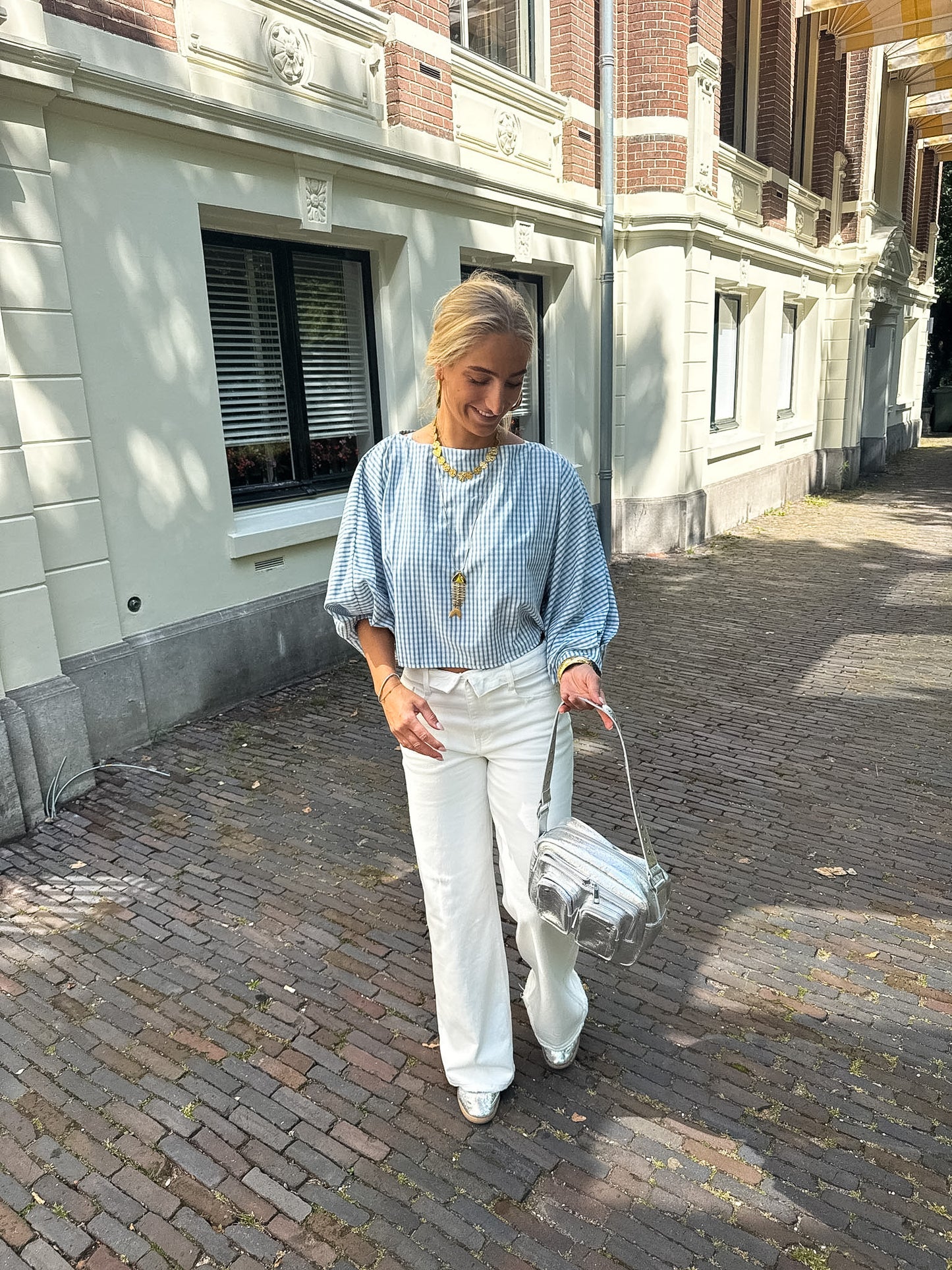 Emilia top ★ blauw