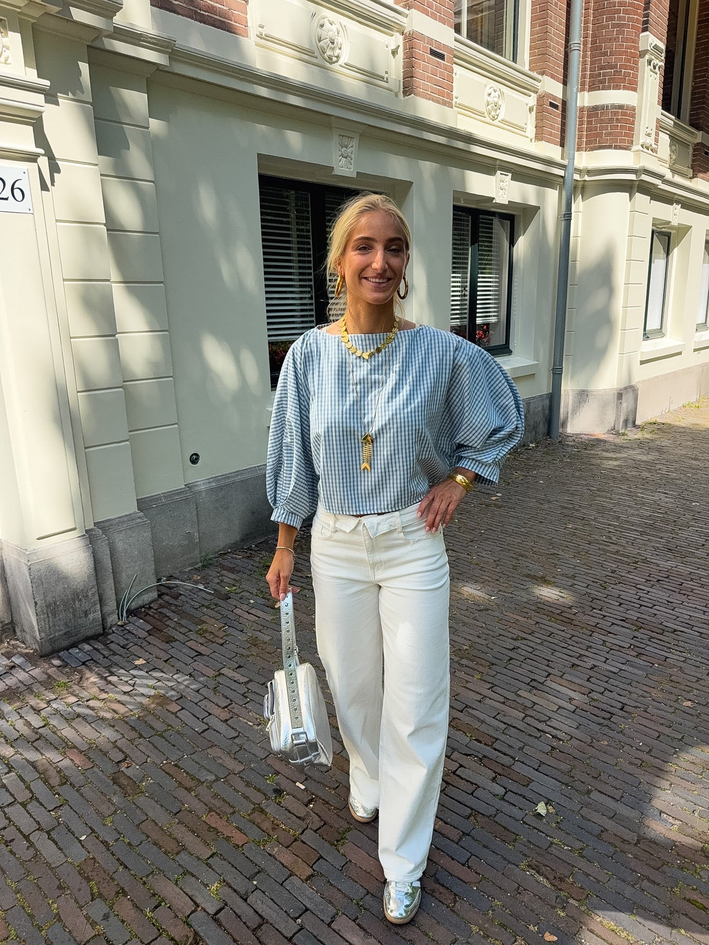 Emilia top ★ blauw