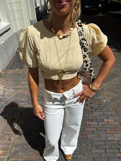 Lizzy top ★ geel