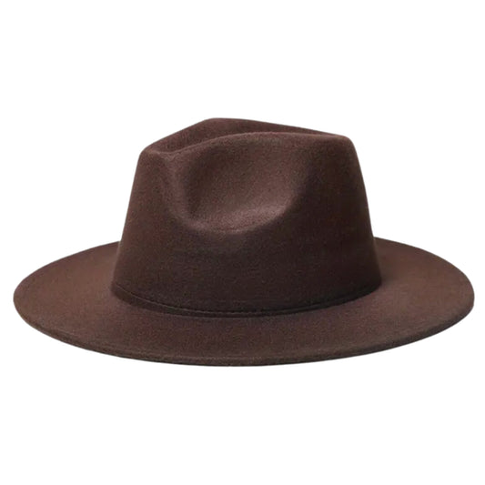 Fedora hoed chocolade bruin