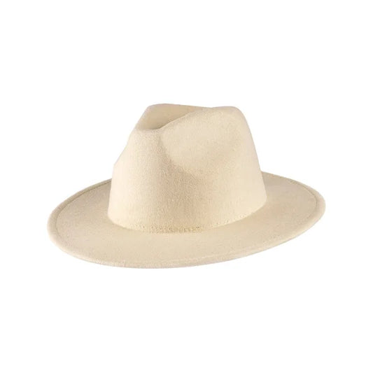 Fedora hoed beige