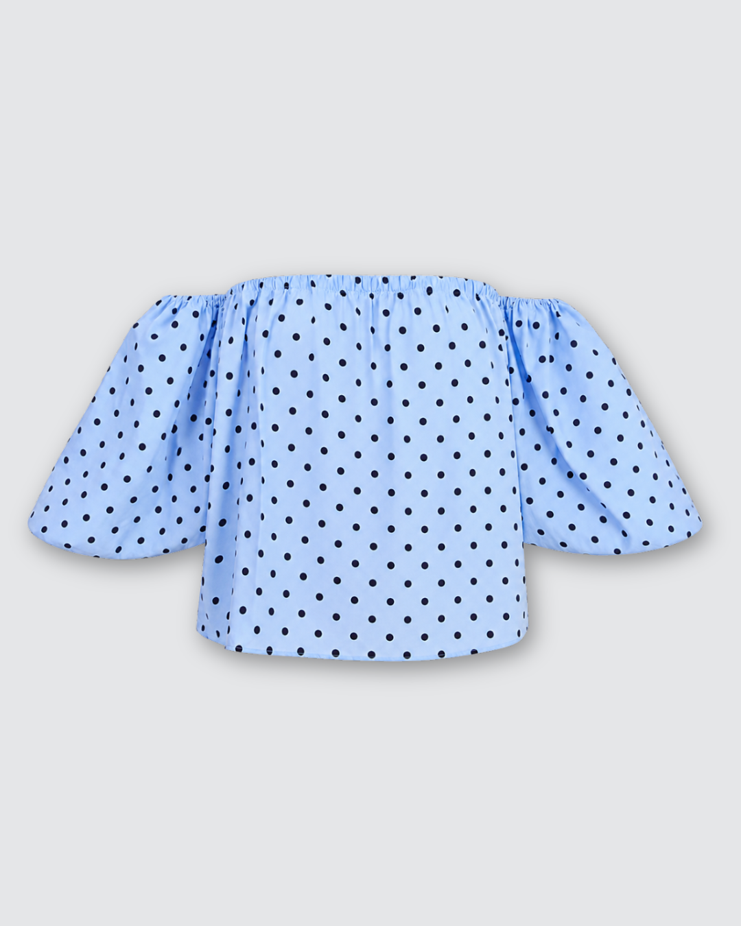 Jade polka dot blouse★ blauw