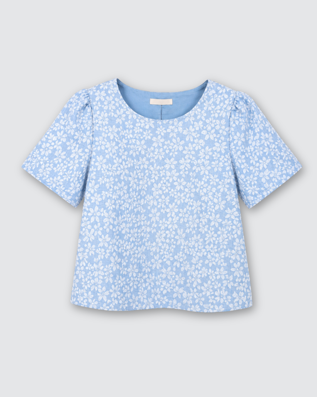 Livia top ★ blauw