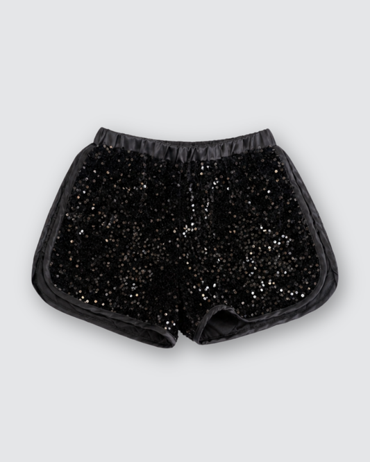 Loulou glitter short ★ zwart
