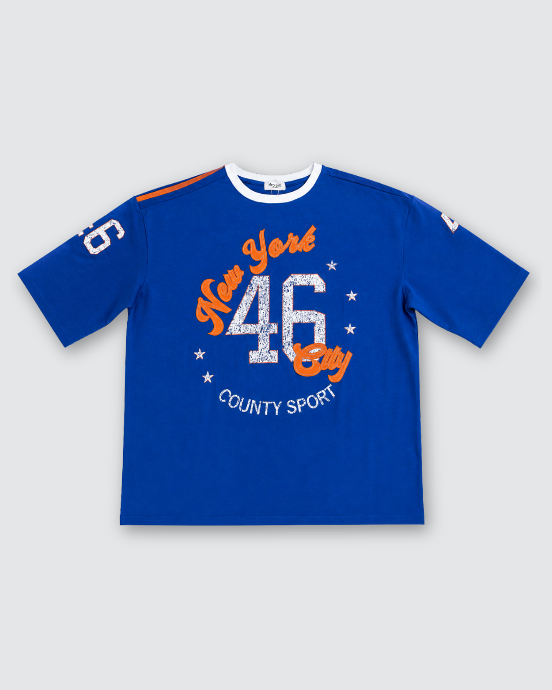 New york sporty t-shirt ★ blauw