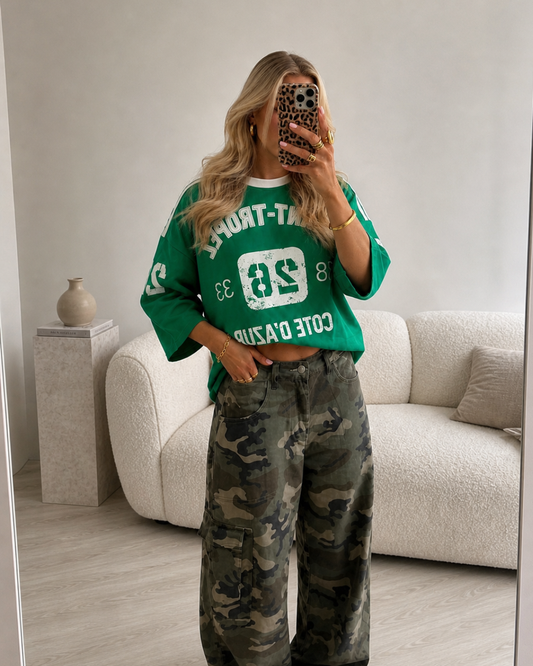 Saint-tropez sporty t-shirt ★ Groen