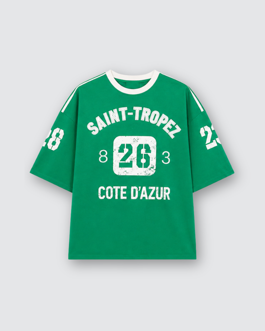 Saint-tropez sporty t-shirt ★ Groen